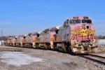 BNSF Warbonnets Stored